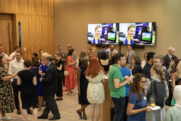 Attendees networking at our 2023 Recognition Awards