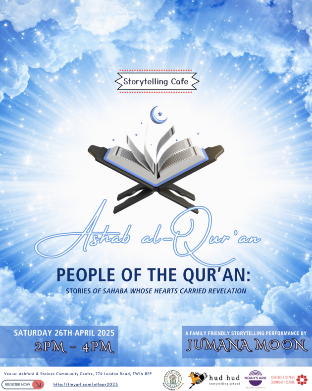 Book Ticket/s Here – June Storytelling Cafe: Ashab al-Qur'an – ASCC