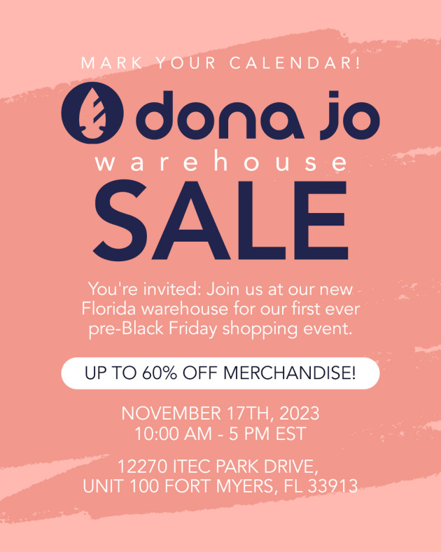 Dona Jo Warehouse Sale