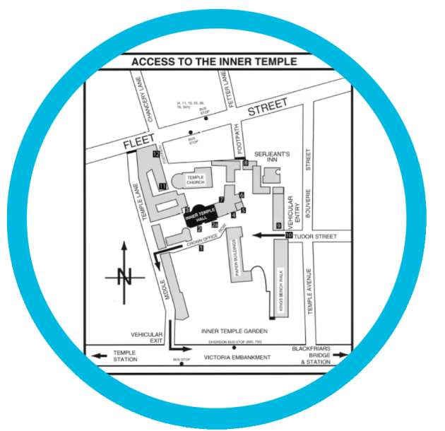Access to the inner temple map