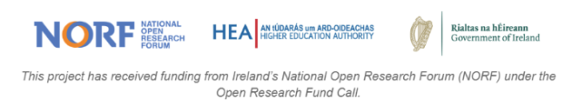 Three logos - NORF, HEA and Government of Ireland
