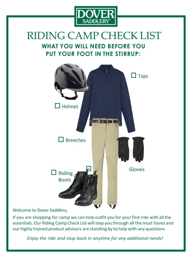 Select tickets – Premier Riding Academy Camp – TerraNova Equestrian Center