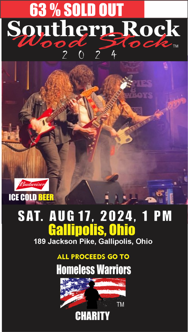 Buy tickets Southern Rock Wood Stock Gallipolis, OH August 17