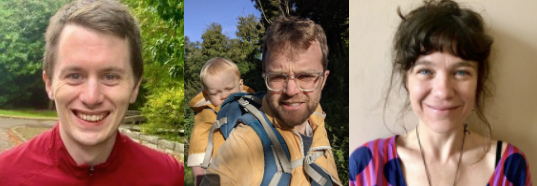 Image of James, Sam and Madlen