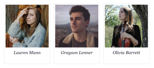 FRIDAY, OCTOBER 4TH, DOORS OPEN 6:30PM  DAN MANGAN  Lauren Mann, Olivia Barrett, Grayson Lenner