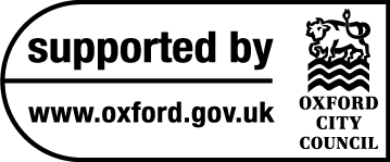 “Supported by Oxford City Council” logo
