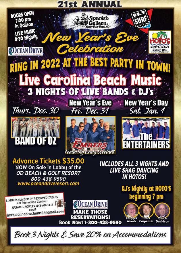 Buy tickets New Year's Celebration North Myrtle Beach, SC Spanish