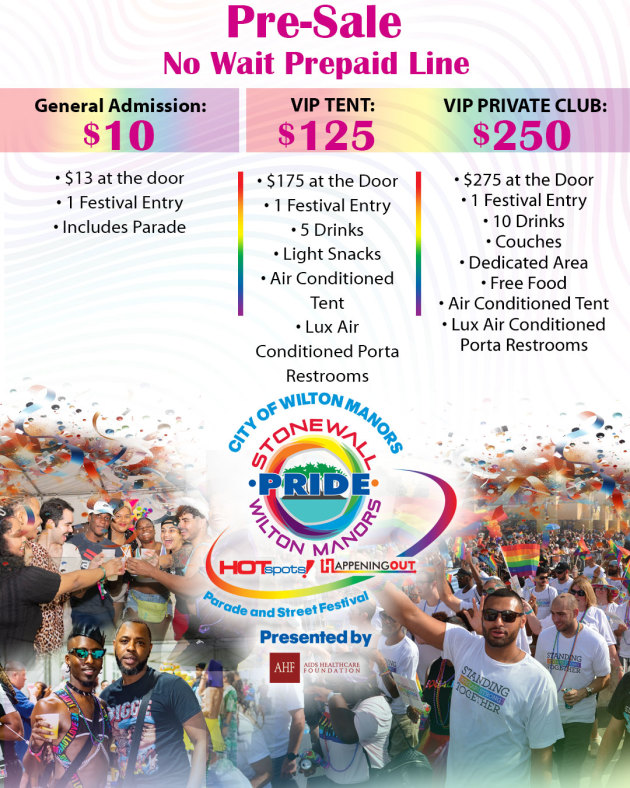 Stonewall Pride Tickets Now On Sale!