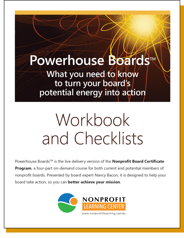 Powerhouse Board Workbook