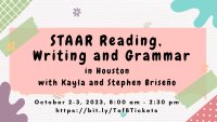 STAAR Reading, Writing and Grammar in Houston with Kayla and Stephen Briseño image