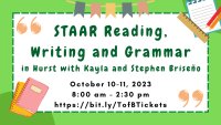 STAAR Reading, Writing and Grammar in Hurst with Kayla and Stephen Briseño image