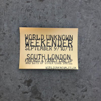 WORLD UNKNOWN WEEKENDER 9/10/11 SEPTEMBER image