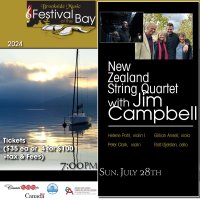 BMA's Festival of the Bay: New Zealand String Quartet with James Campbell image