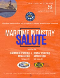 2023 Maritime Industry Salute Dinner - Honoring the California Trucking Association & Harbor Trucking Association image