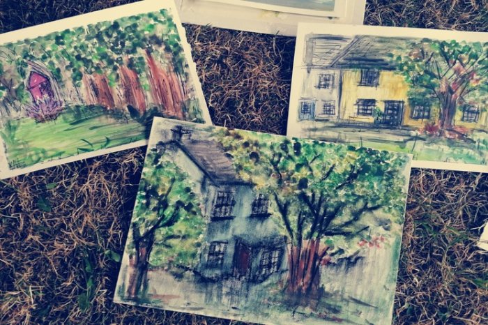 National Drawing Day Plein Air Painting Workshop Butler Gallery