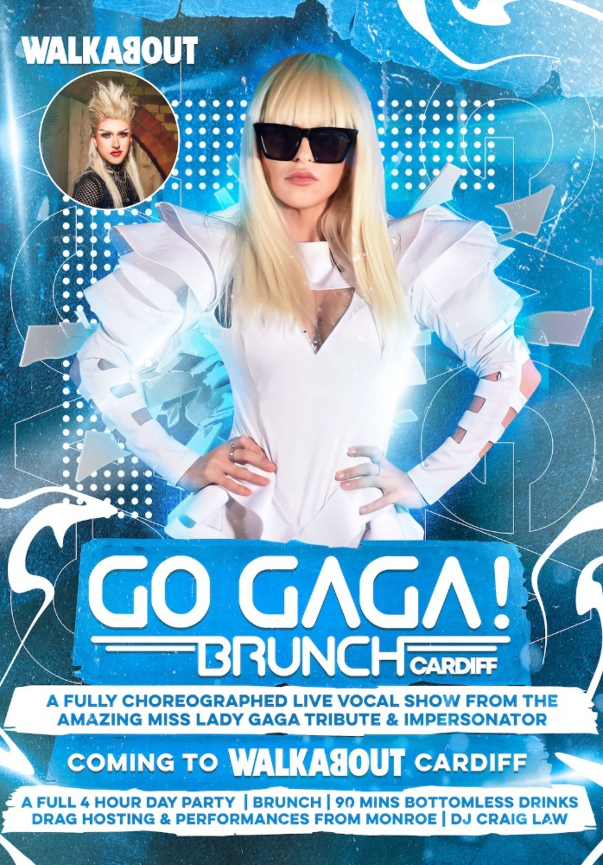 Buy tickets – GO GAGA BOTTOMLESS BRUNCH SHOW CARDIFF - 12pm – DIstrict