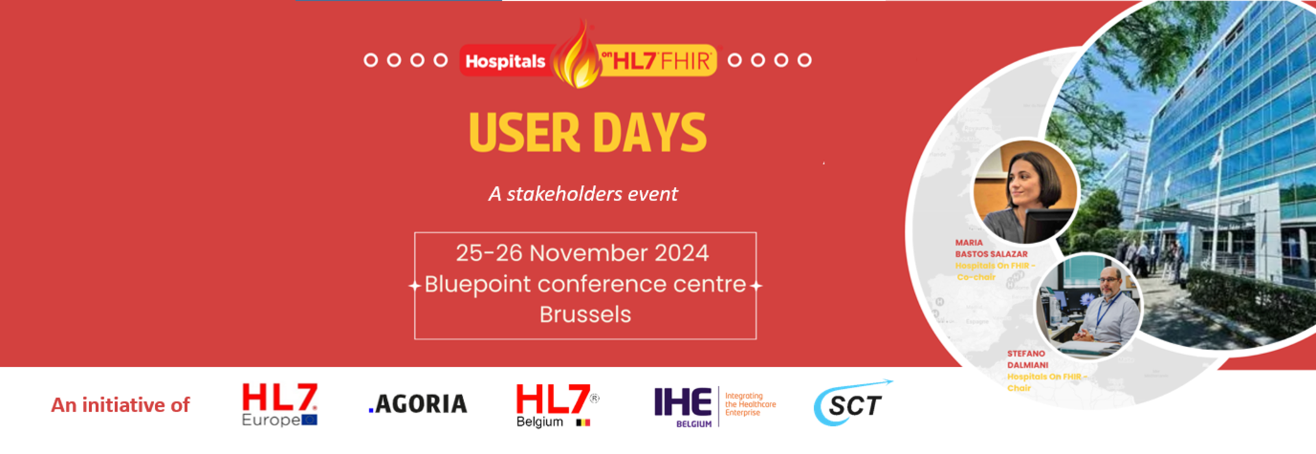 Register – Hospitals On FHIR Users Days – Bluepoint Conference Centre  Brussels, Blvd Auguste Reyers 80