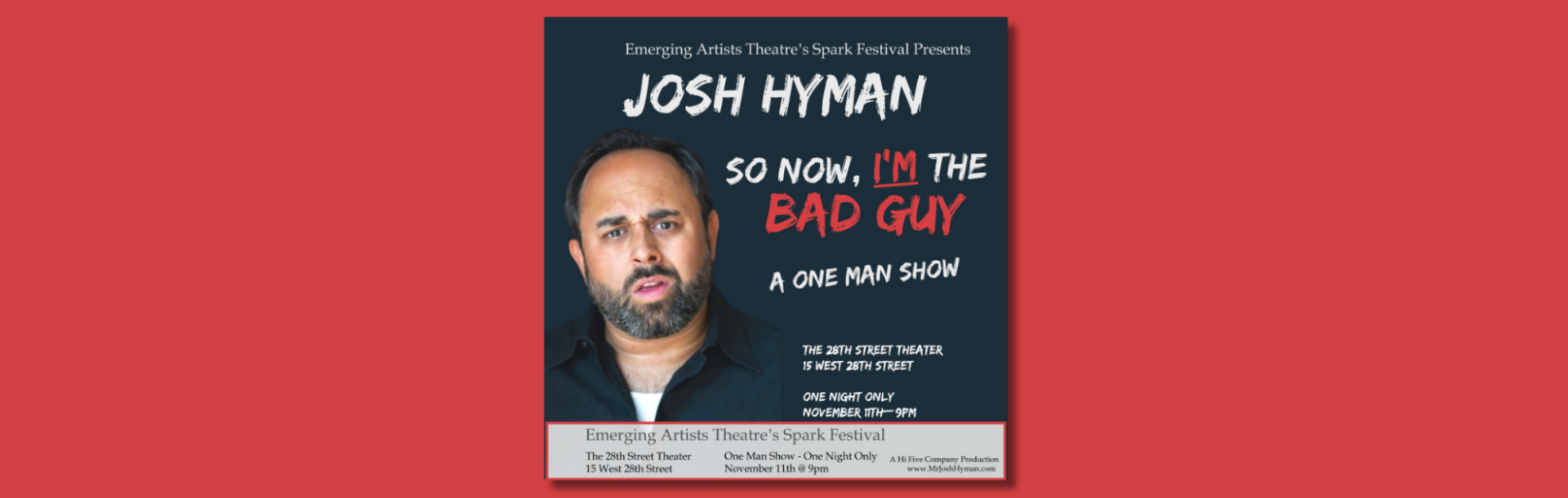 Josh Hyman - Actor/Comedian - Actors'​ Equity Association