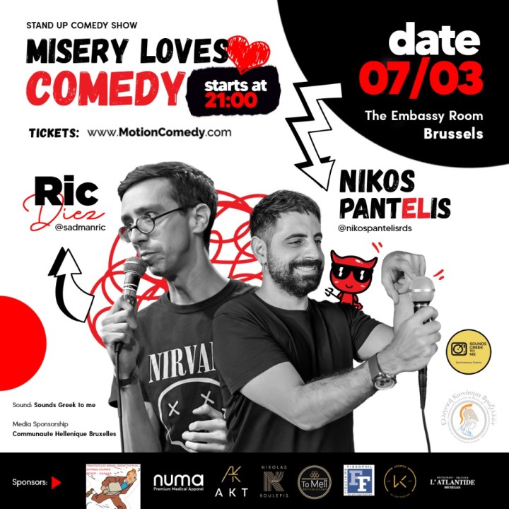 Misery Loves Comedy | Brusseles | 21:00