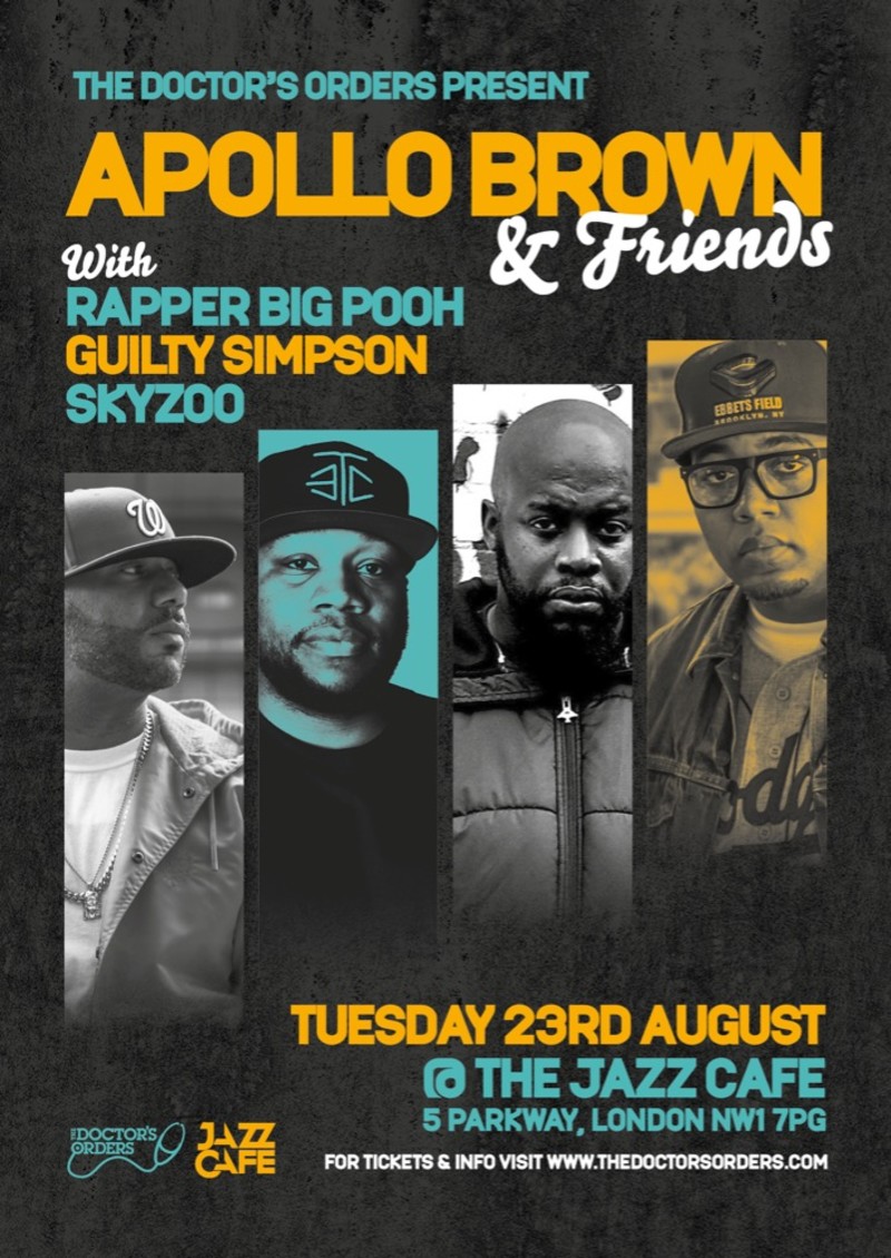 Buy tickets – Apollo Brown & Friends: Rapper Big Pooh, Guilty