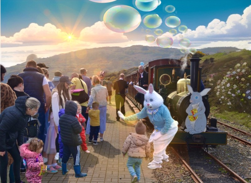 Buy Tickets Easter Bunny Trains & The Free Easter Egg Hunt 2024 Groudle Glen Railway