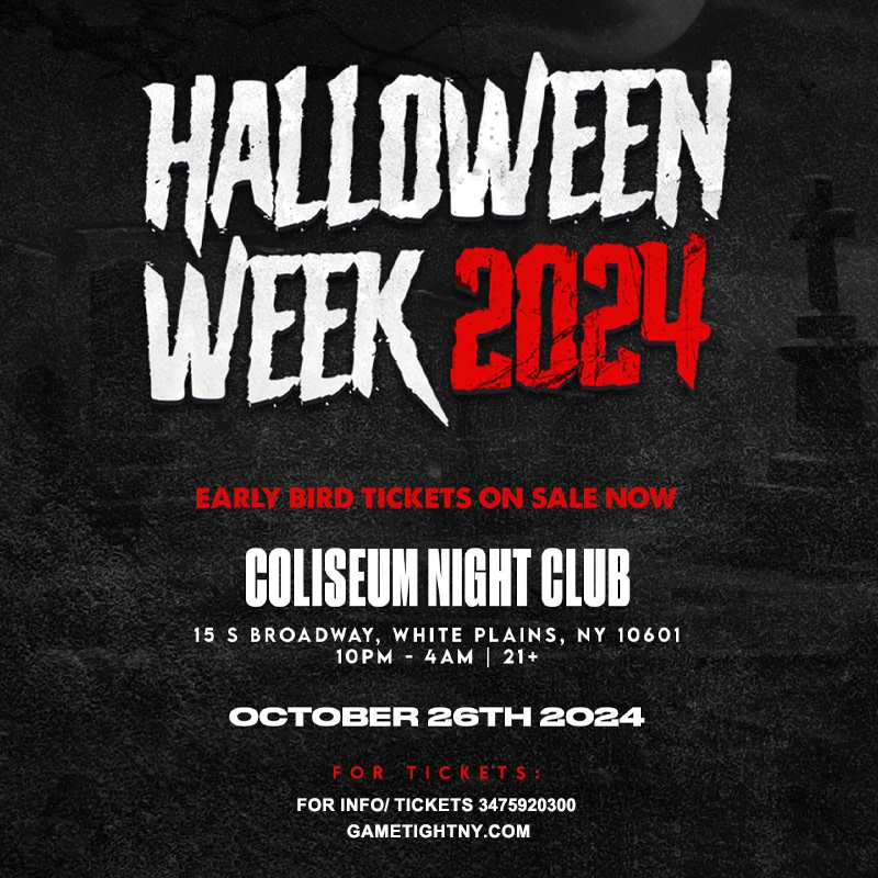 Buy tickets Coliseum Night Club White Plains Halloween Party 2024