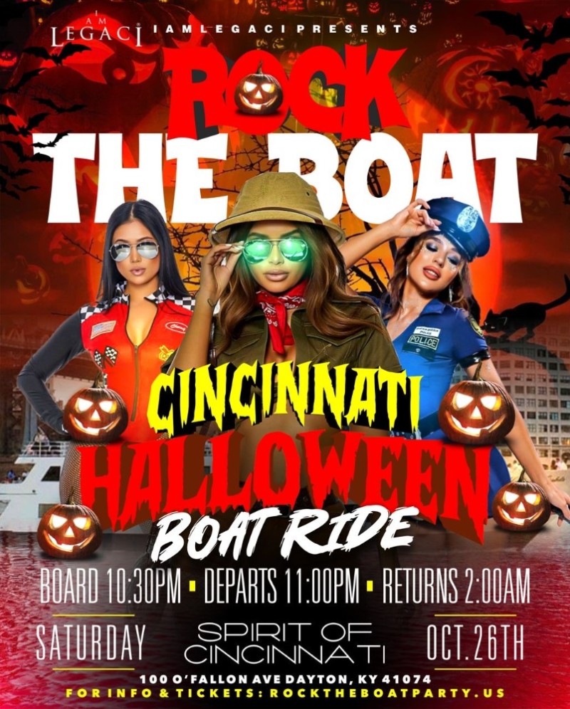 Buy tickets ROCK THE BOAT CINCINNATI ANNUAL HALLOWEEN BOAT RIDE 2024