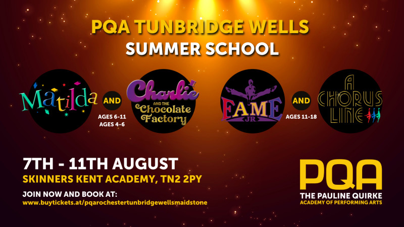 Buy tickets – PQA Tunbridge Wells Summer School - Matilda and Charlie ...