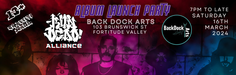 Buy tickets – RunDead Alliance Album Launch Party – BackDock Arts