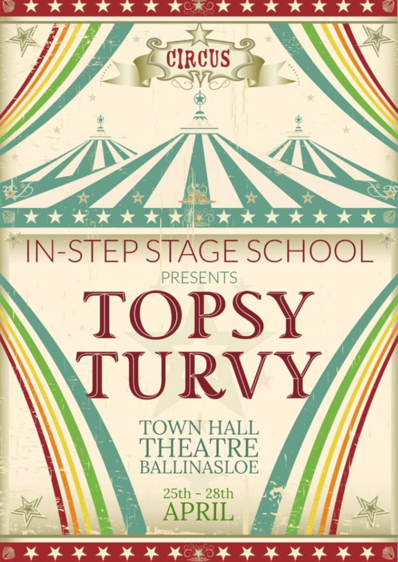 Buy Tickets – Topsy Turvy – Ballnalsoe Town Hall, Thu 28 Apr 2022 7:00 