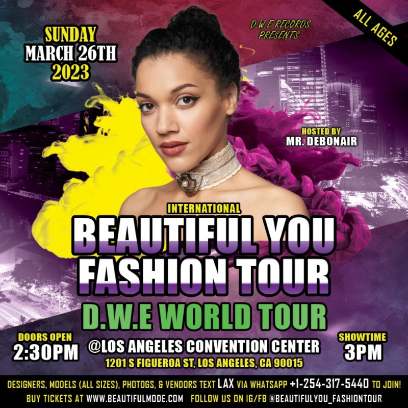 Buy tickets Los Angeles, CA International Beautiful You Fashion