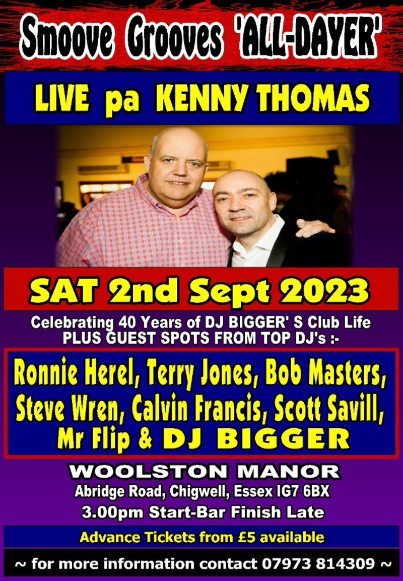 Buy tickets – SMOOVE GROOVES ALL-DAYER – Woolston Manor Country Club