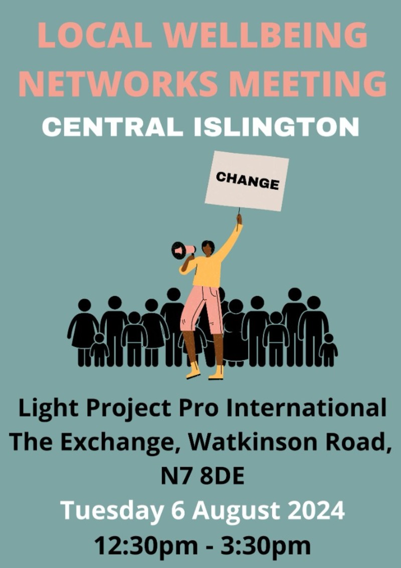 Select Tickets – Central Islington Local Wellbeing Networks Meeting 