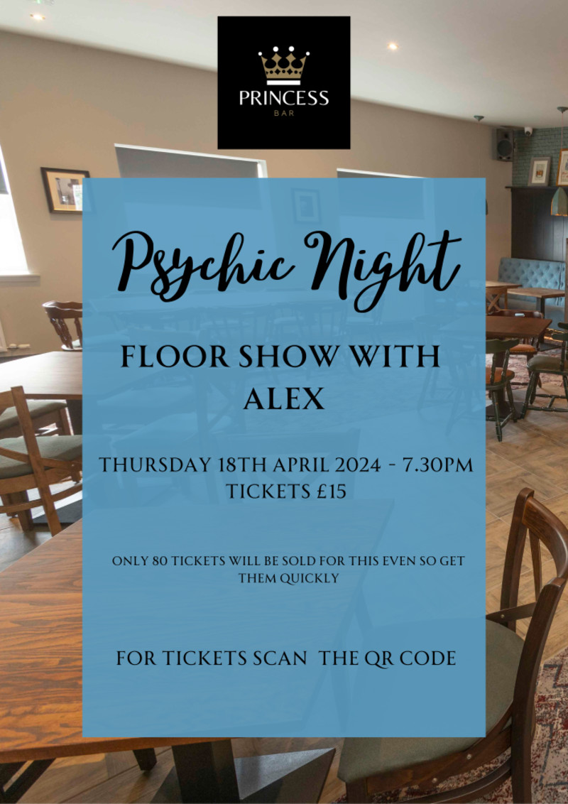 Buy tickets – Psychic Night – The Princess Bar