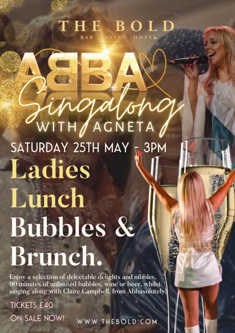 Buy tickets – Abba Singalong, Bubbles and Brunch! – The Bold Hotel