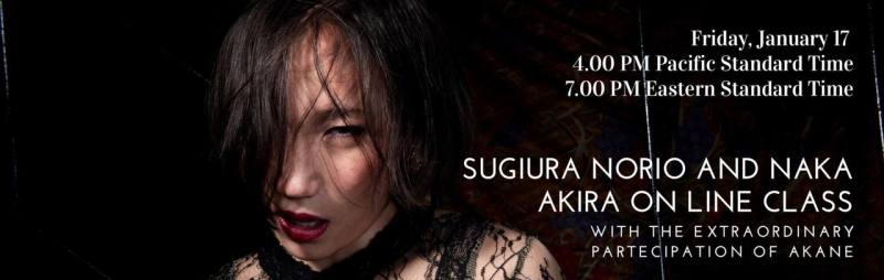 Info and booking – Sugiura Norio and Naka Akira - Online Class – Zoom