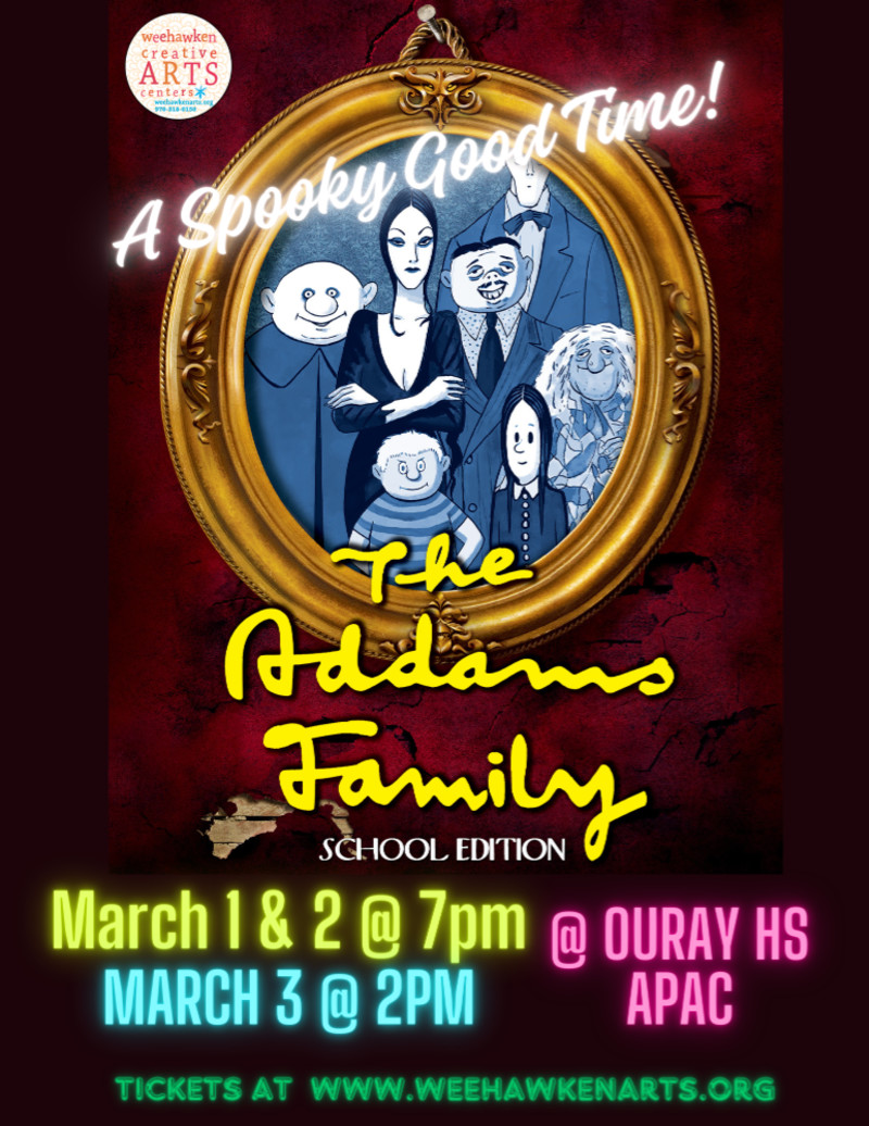 Buy tickets – Weehawken Creative Arts presents The Addams Family ...