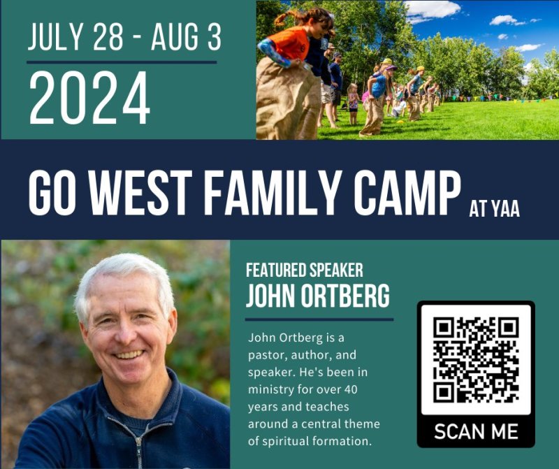 Buy tickets – Go West Family Camp |John Ortberg *SESSION PASS ONLY ...