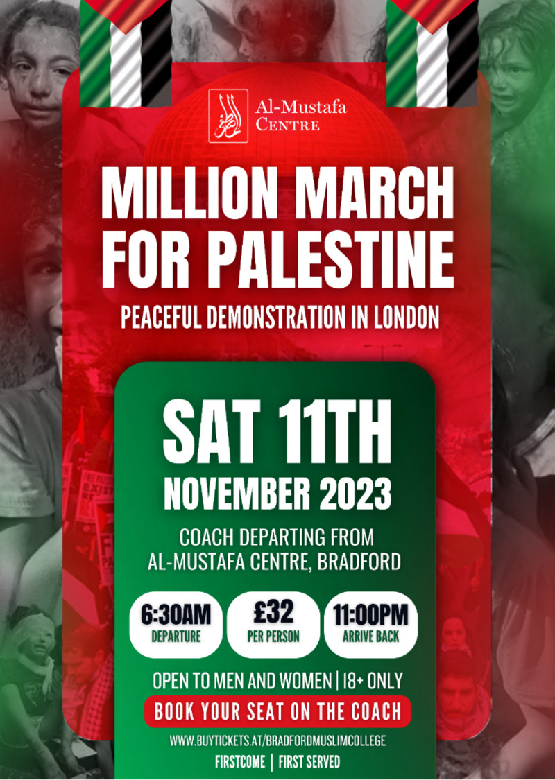 Buy tickets – Million march for Palestine - Coach to London – Al ...