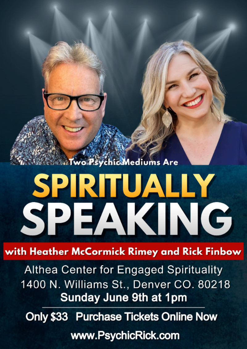 Buy tickets – Spiritually Speaking at ALTHEA! – Althea Center for ...