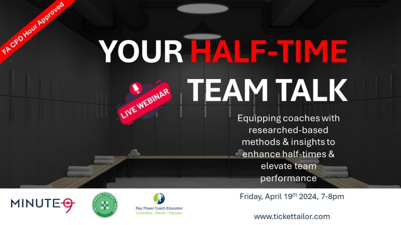 Team Talk Time Buy tickets – Your Half-Time Team Talk