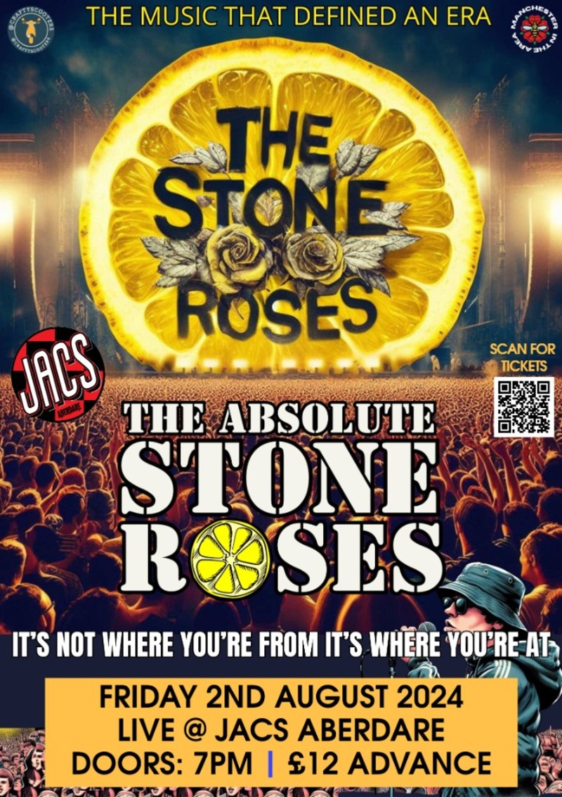Buy tickets – The Absolute Stone Roses – JACS ABERDARE