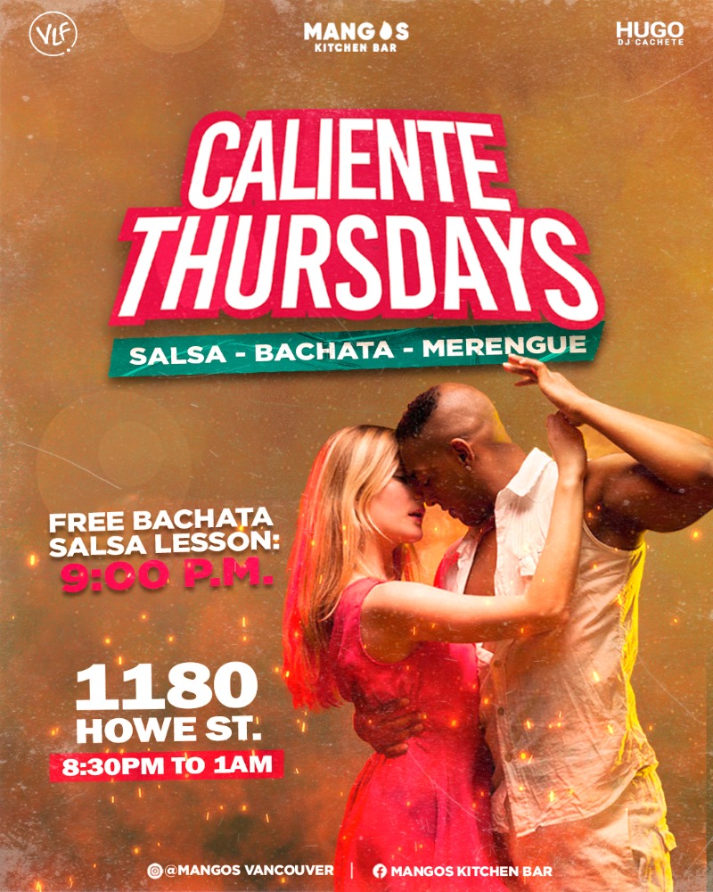 Caliente Thursdays at Mangos Kitchen Bar