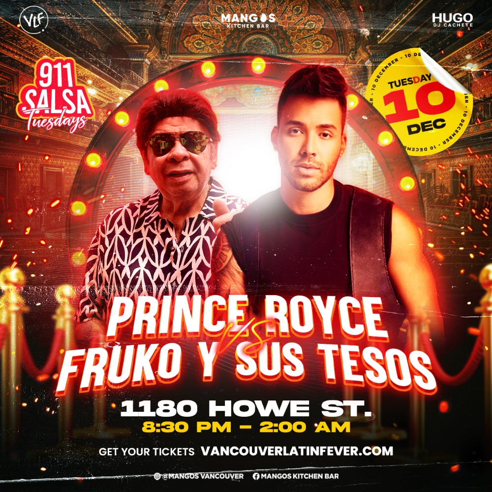 Prince Royce vs Fruko y sus Tesos - 911 Tuesdays